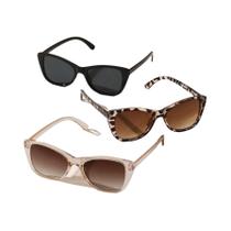 Óculos De Sol Unissex Estilo Gatinho 3 Peças Para Fotografia De Rua E Viagens De Férias Óculos De Sol Unissex Estilo Gatinho 3 Peças Para Fotografia De Rua E Viagens De Férias