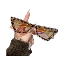 Óculos De Sol Unissex Estilo Gato Triangular Y2K Retro Tendência Para Festivais De Música Ciclismo