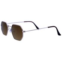 Óculos de Sol Unissex Hexagonal Mini Metal Mackage - Dourado
