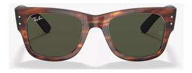 Óculos De Sol Unissex Mega Wayfarer Tartaruga Lente Verde - Original Miami Sun