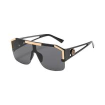 Óculos De Sol Unissex Oversized Quadrados De Moda UV400 Com Lentes Gradientes Para Esportes E Óculos De Sol Unissex Oversized Quadrados De Moda UV400 Com Lentes Gradientes Para Esportes E
