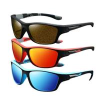 Óculos De Sol Unissex Para Esportes Ao Ar Livre 3PCS Óculos Protetores Para Corrida, Pesca E