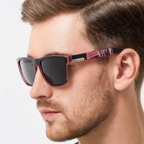 Óculos De Sol Unissex Polarizado Fashion Preto E Rosa