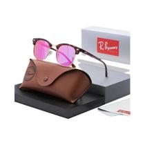 Óculos De Sol Unissex Polarizados Retrô Meio Aro UV400 Antirreflexo Para Viagem E Direção