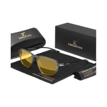 Óculos De Sol Unissex Polarizados UV400 Anti-reflexo Para Direção Com Armação Grande KINGSEVEN