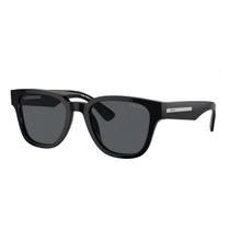 Óculos De Sol Unissex Prada Spr A04 16k-07t 52 Cor Preto Armação Preto Haste Preto Lente Cinza Desenho Quadrado