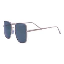 Óculos de Sol Unissex Quadrado Oversized Metal Mackage - Dourado