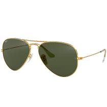 Óculos de Sol Unissex Ray-Ban Aviator Dourado Clássico RB3025 9196/48 58