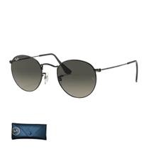 Óculos De Sol Unissex Ray Ban Round Flat Lenses RB3447N 002/71 53-21