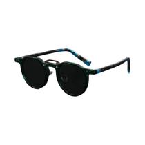 Óculos De Sol Unissex Retrô Com Armação De Metal Oval, Estilo Punk Moderno, Óculos De Direção
