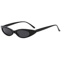 Óculos de sol unissex retrô vintage Clout Cat Rapper Oval Shades Óculos grunge