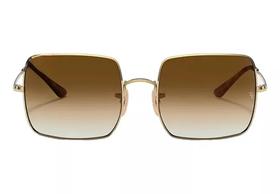 Óculos De Sol Unissex Square Dourado Lt Marrom degradee Proteção UVA UVB - Original Importado Óculos De Sol Unissex Square Dourado Lt Marrom degradee Proteção UVA UVB - Original Importado