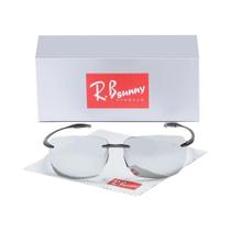 Óculos De Sol Unissex Ultraleves Sem Aro UV400 Com Armação Retangular Para Atividades Ao Ar Livre,