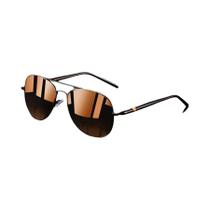 Óculos De Sol Unissex Vintage Com Armação De Metal, Antirreflexo UV400, Para Pesca E Direção, Óculos