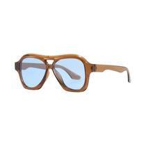 Óculos De Sol Unissex Vintage Retrô Piloto Com Proteção UV400, Marca De Luxo, Para Dirigir Ao Ar