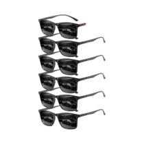 Óculos De Sol Unissex Vintage Xadrez Quadrado 6 Peças De Luxo Marca Designer UV400 Para Pesca E Óculos De Sol Unissex Vintage Xadrez Quadrado 6 Peças De Luxo Marca Designer UV400 Para Pesca E