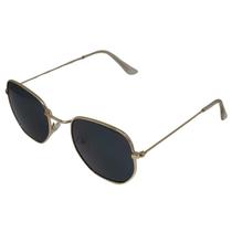 Óculos De Sol Uv 400 Protection Dourado e Preto W&a HM18683