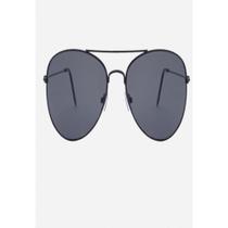 Óculos de Sol Uva Aviador Grande Preto Palas Eyewear