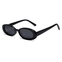 Óculos de sol VANLINKER 90s Retro Oval Polarizados UV400 Pretos Óculos de sol VANLINKER 90s Retro Oval Polarizados UV400 Pretos