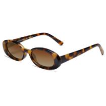 Óculos de sol VANLINKER Polarized Skinny Oval Women Tortoise