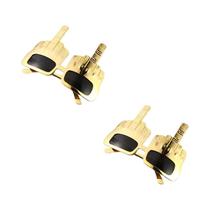 Óculos De Sol Vertical Com Dedo Do Meio, Acessórios Engraçados Para Festas E Photobooth