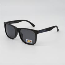 Óculos de Sol Vielee Basic Polarizado Black com Detalhe em Azul