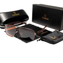 Óculos De Sol Vinkin Masculino Polarizado Uv400 Luxuoso