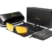 Óculos De Sol Vinkin Masculino Polarizado UV400 Luxuoso