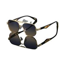 Óculos De Sol Vintage Masculinos Com Lentes Gradientes E Ponte Dupla Estilo Retro KAMMPT Óculos De Óculos De Sol Vintage Masculinos Com Lentes Gradientes E Ponte Dupla Estilo Retro KAMMPT Óculos De