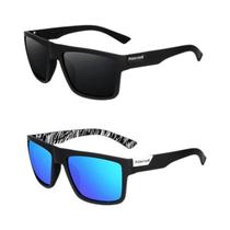 Óculos De Sol Vintage Polarizados Quadrados Para Homens, Luxuosos, Com Proteção UV, Moda Para