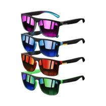 Óculos De Sol Vintage Quadrados 4PCS Anti-reflexo Retro Para Pesca E Direção Marca De Luxo Para