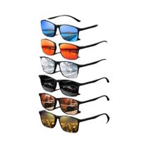 Óculos De Sol Vintage Quadrados 6PCS Antirreflexo Retro Para Homens E Mulheres, Marca De Luxo Óculos De Sol Vintage Quadrados 6PCS Antirreflexo Retro Para Homens E Mulheres, Marca De Luxo