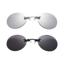 Óculos De Sol Vintage Redondos Sem Aro Com Clip Para Nariz Matrix Morpheus Para Homens 1-2 Peças Óculos De Sol Vintage Redondos Sem Aro Com Clip Para Nariz Matrix Morpheus Para Homens 1-2 Peças