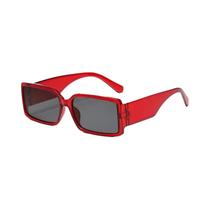 Óculos De Sol Vintage Retangulares Para Mulheres UV400 Verde E Preto Com Armações Quadradas Fashion