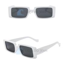 Óculos De Sol vintage Retrô Hype Moda Proteção Uv400 Branco