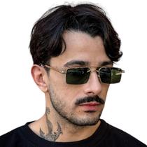 Oculos de Sol Vintage Retro Retangular Lnete colorida