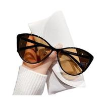 Óculos De Sol Vintage Unissex Em Forma De Olho De Gato, Lentes Circulares Ovais Para Homens E