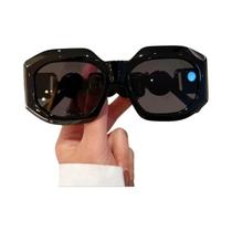 Óculos De Sol Vintage Unissex Oversize Com Lentes Graduadas UV400, Design De Marca Luxuosa, Moda Em Óculos De Sol Vintage Unissex Oversize Com Lentes Graduadas UV400, Design De Marca Luxuosa, Moda Em