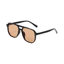 Óculos De Sol Vintage Unissex Quadrados Pretos UV400 Designer Grandes Lentes Masculino Feminino Óculos De Sol Vintage Unissex Quadrados Pretos UV400 Designer Grandes Lentes Masculino Feminino