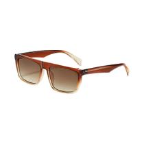 Óculos De Sol Vintage Unissex Quadrados Pretos UV400 Designer Grandes Lentes Masculino Feminino