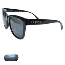 Óculos de Sol Vogue Unissex Preto Polido VO5428SL W44 8755 Óculos de Sol Vogue Unissex Preto Polido VO5428SL W44 8755