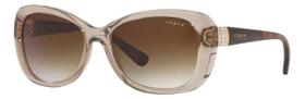 Óculos De Sol Vogue Vo2943sb- 55-17-135 Tartaruga Marrom-claro Marrom Marrom-escuro