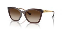 Óculos De Sol Vogue Vo5504Sl 57 - Marrom - 255113