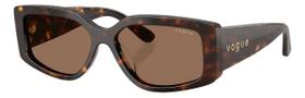 Óculos De Sol Vogue Vo5642su W65673 55-15 140 Retangular Dark Havana Dark Brown Óculos De Sol Vogue Vo5642su W65673 55-15 140 Retangular Dark Havana Dark Brown