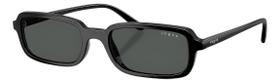 Óculos De Sol Vogue Vo5666-s 53-19 140 Retangular Com Cantos Arredondados Preto Cinza-escuro Óculos De Sol Vogue Vo5666-s 53-19 140 Retangular Com Cantos Arredondados Preto Cinza-escuro