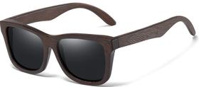 Óculos de sol Wokex Retro Wooden Fashion para homens TR90 Frame