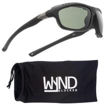 Óculos de sol WYND Blocker Airdam Motorcycle Riding Black Matte Óculos de sol WYND Blocker Airdam Motorcycle Riding Black Matte