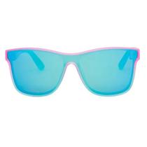Óculos de Sol Yopp Polarizado com Proteção UV400 Yopp Hype Marshmallow - Lente azul espelhada antirreflexo
