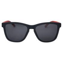 Óculos de Sol Yopp Polarizado com Proteção Uv400 Yopp KVRA 01 - Vermelha com Preto e Lente Preta Óculos de Sol Yopp Polarizado com Proteção Uv400 Yopp KVRA 01 - Vermelha com Preto e Lente Preta
