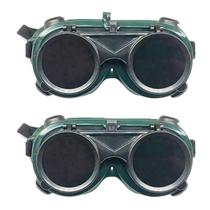 Oculos De Solda Kit 2 Uni EPI Mascara De Protecao Articulavel Equipamento Profissional Dupla Lente Soldador Com Filtro Oculos De Solda Kit 2 Uni EPI Mascara De Protecao Articulavel Equipamento Profissional Dupla Lente Soldador Com Filtro